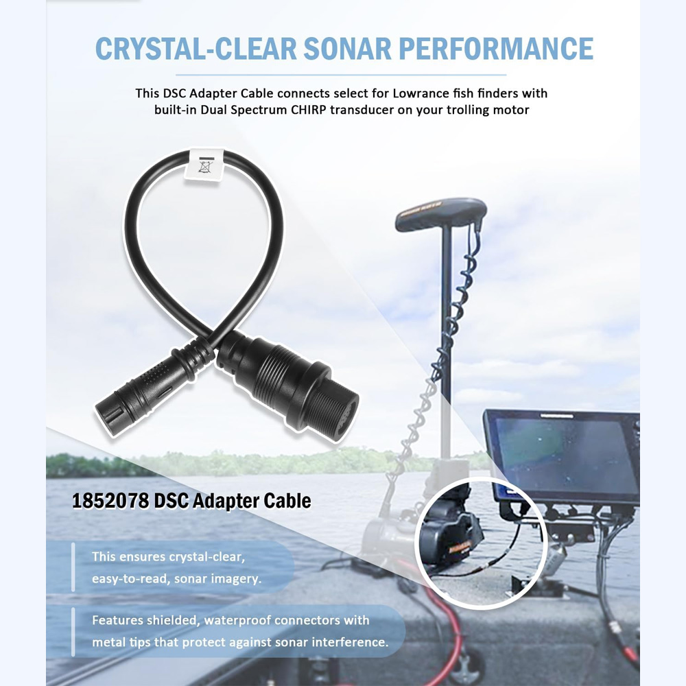 استبدل كابل محول جهاز الاستشعا - مراجعة Fish Finder Cable وسعره